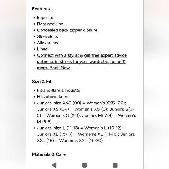 City Studio Juniors Lace Trim Mini Fit & Flare Dress Size 13 Black - Picture 10 of 10